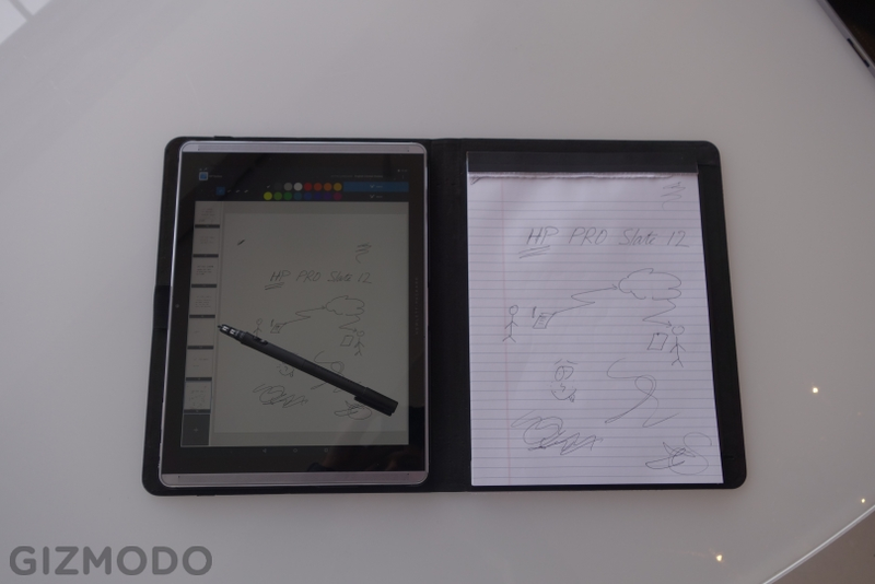 Illustration for article titled HP's Hybrid Pen-Stylus Is the Best Time I've Had Writing on a Tablet